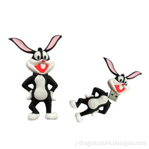 Cartoon USB Flash Stick with 2GB Capacity